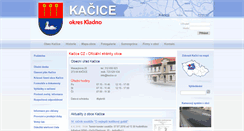 Desktop Screenshot of kacice.cz