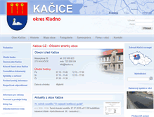 Tablet Screenshot of kacice.cz